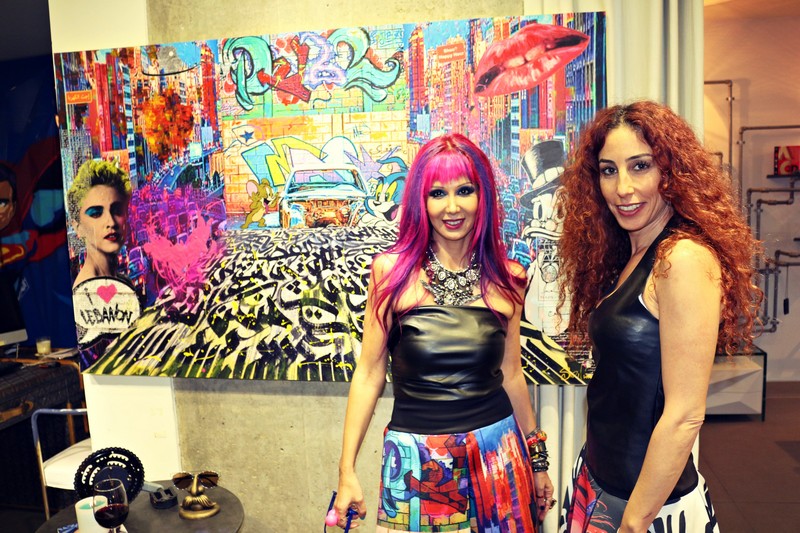 Suzi in Beirut at Vick Vanlian Showroom